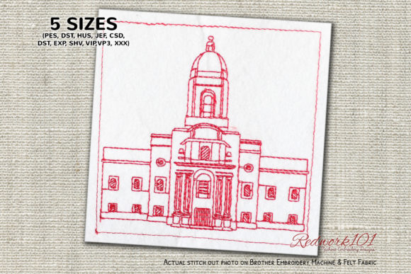 Arequipa Peru Temple Redwork: A Designer's Review