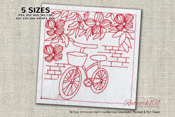 Bicycle Parked Near a Wall: Embroidery Review