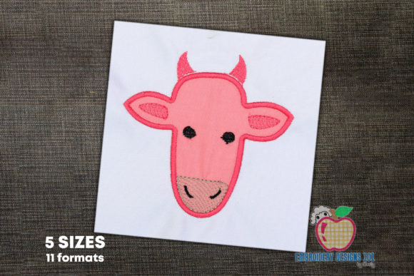 Cow Head Applique: A Designer’s Stitch-Out Review