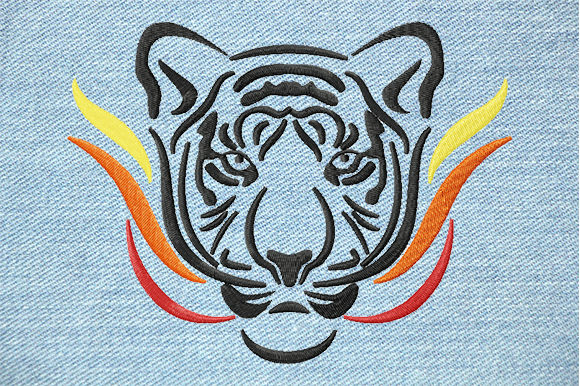 Fiery Tiger Face Large: A Designer’s Review