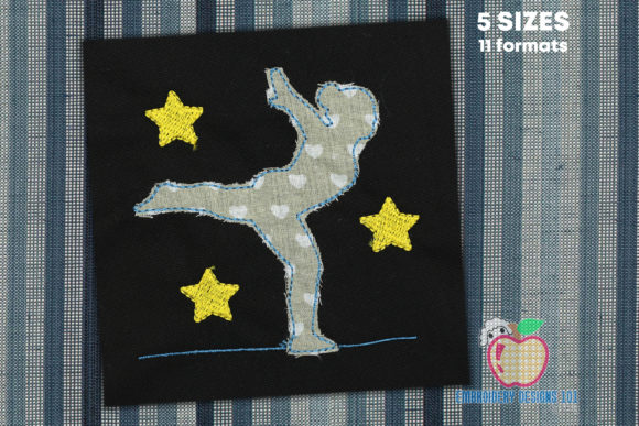 Gymnast in Action Stitch Applique Review