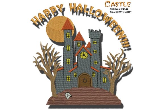 Halloween Castle: A Seasonal Embroidery Review