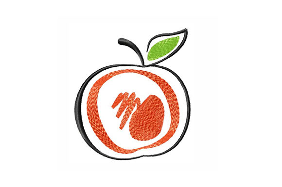 Hand Drawn Apple: An Embroidery Design Review