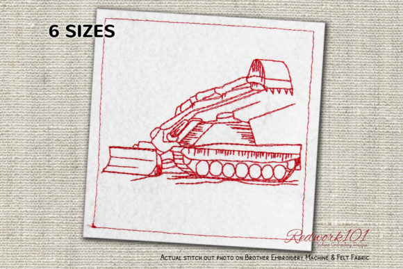 Military Engineering Vehicle Embroidery Review