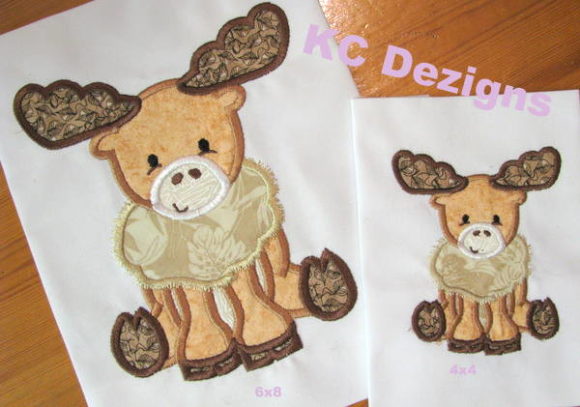 Polar Reindeer Applique: A Designer’s Stitch Test