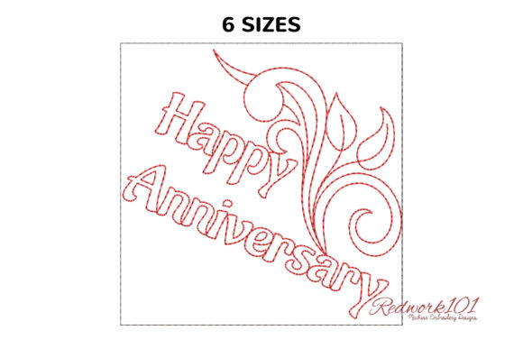 Swirl Design with Happy Anniversary Review