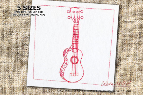 Ukulele Guitar: A Festive Redwork Review
